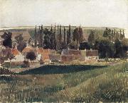 Camille Pissarro Landscape at Osny oil painting reproduction